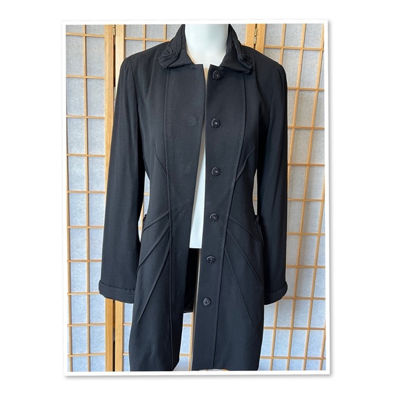 Elie Tahari Virgin Wool Coat - Picture 9 of 15